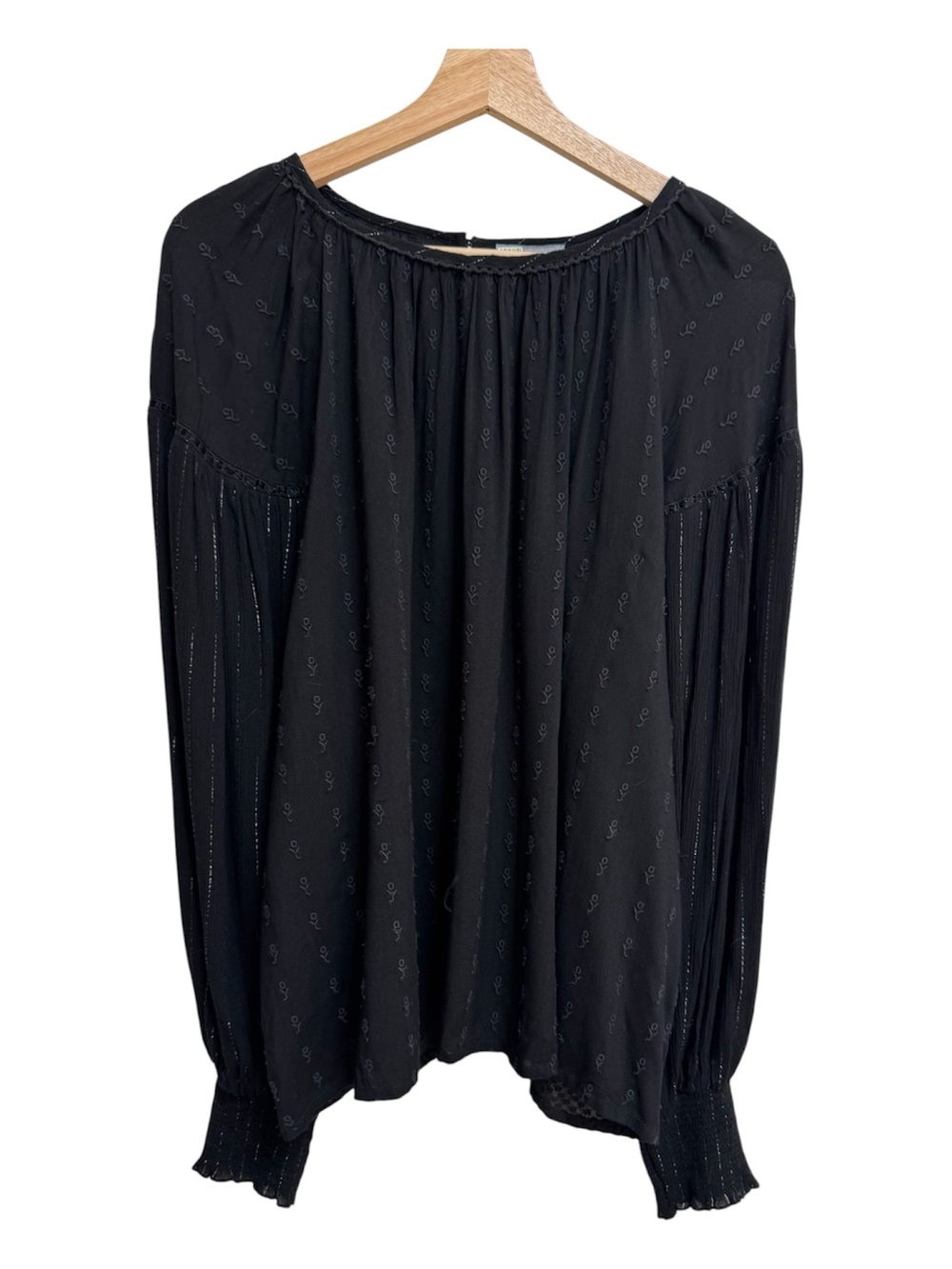 Conditions Apply Anthropologie Miranda Peasant Blouse Top Women Medium Embroider